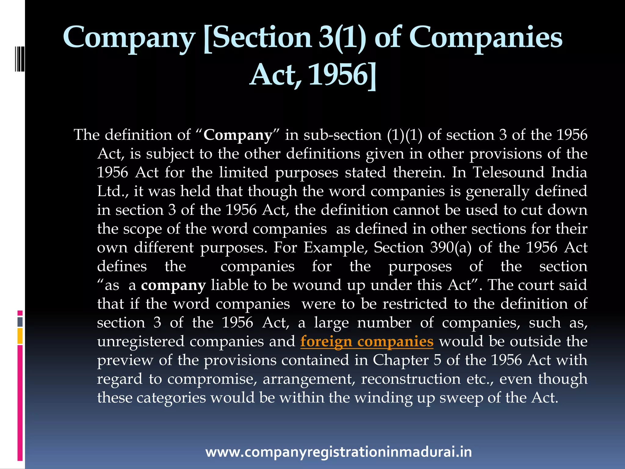 Definition of a company | PDF