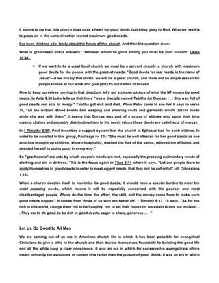 Definition Of A Local Church | PDF