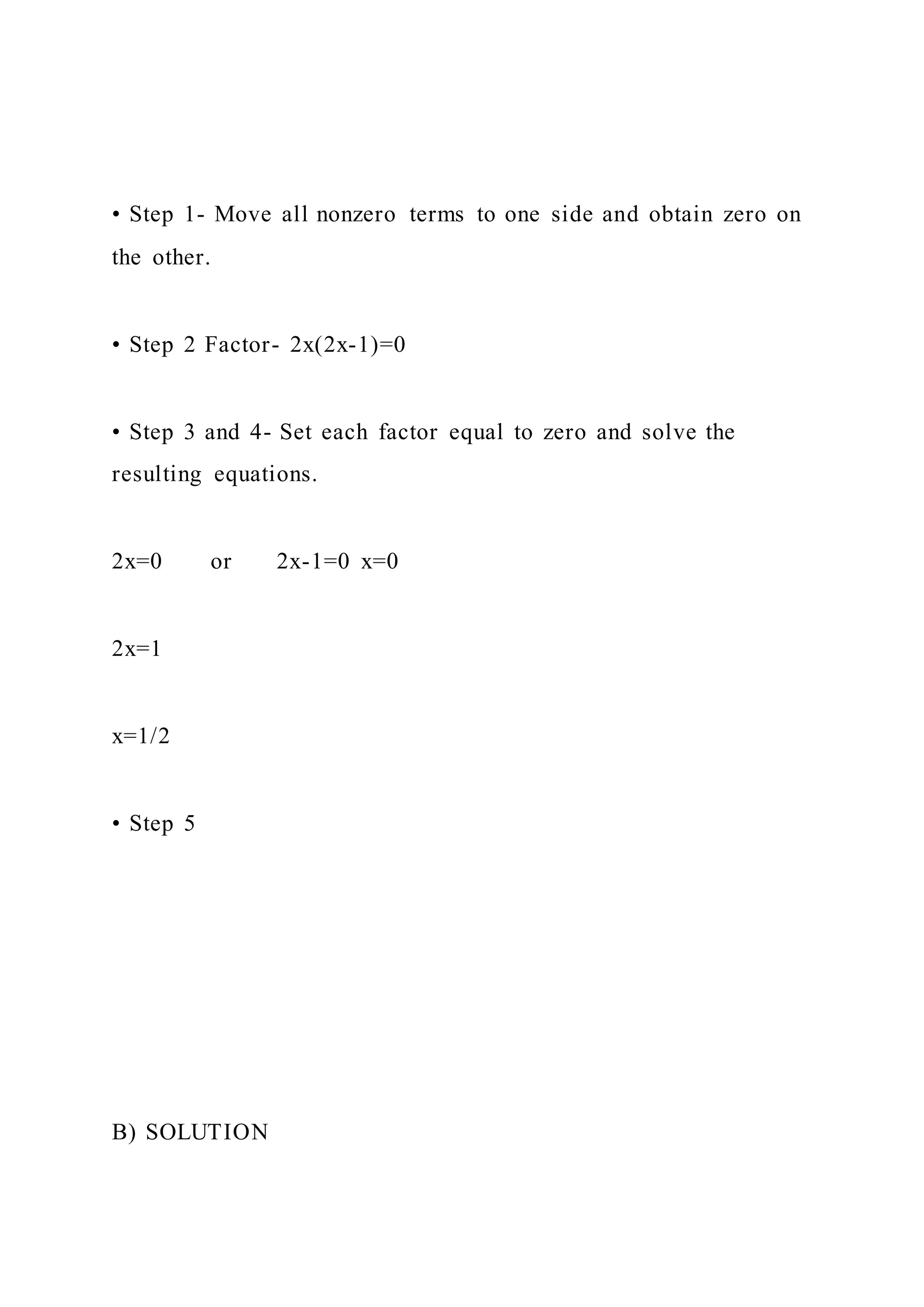 DEFINITION OF A QUADRATIC EQUATION A quadratic equatio | DOCX
