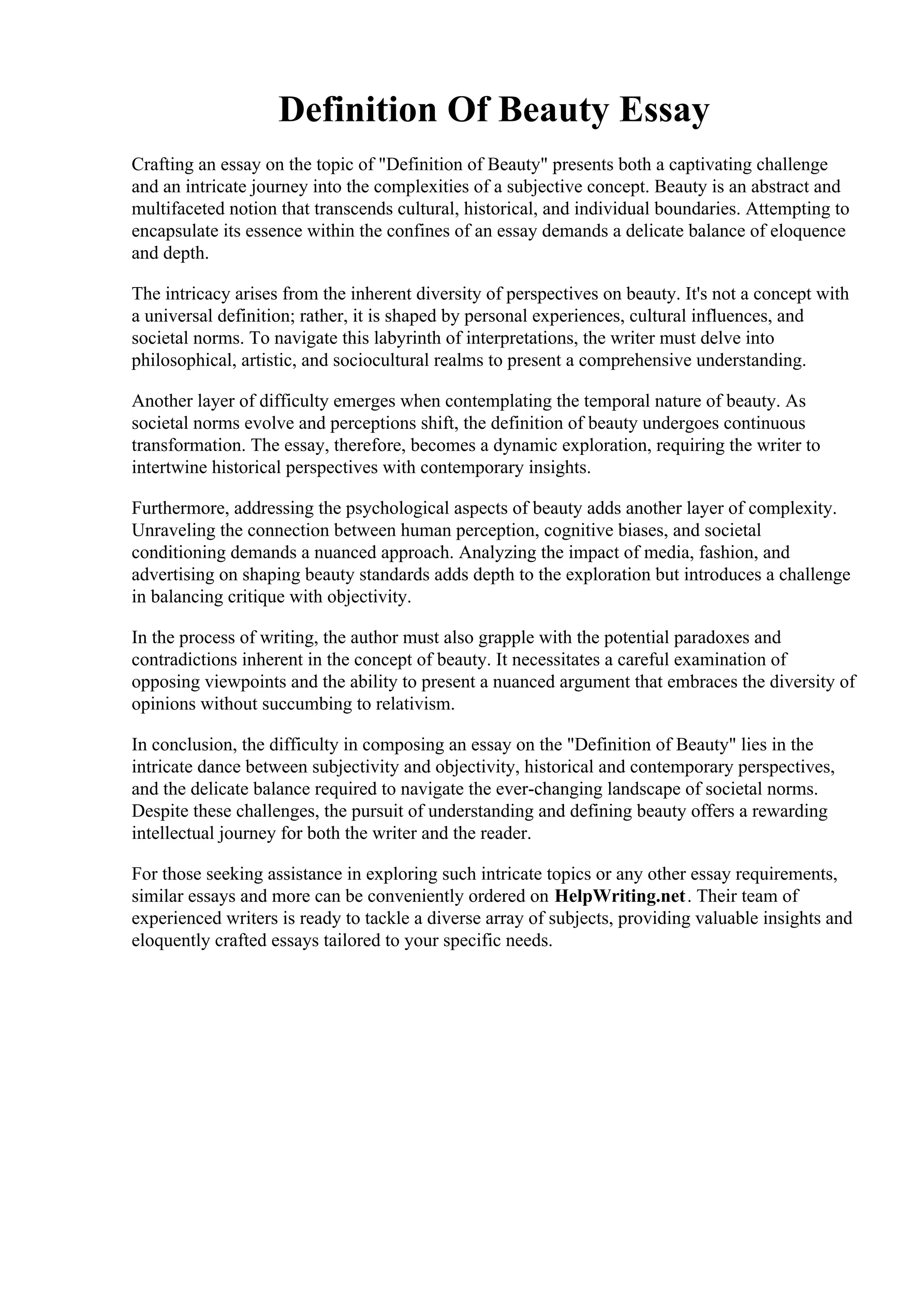 Definition Of Beauty Essay.pdf