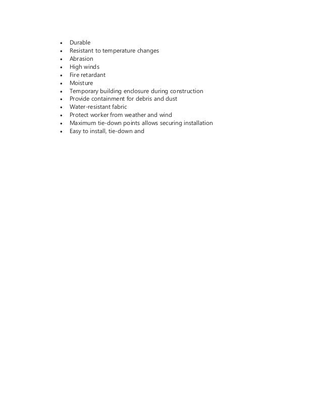 Definition of construction tarpaulins