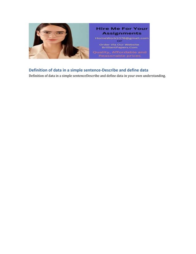 Definition of data in a simple and define data.docx | Science