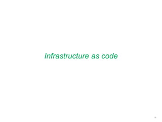 Infrastructure as code
16
 