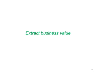 Extract business value
24
 