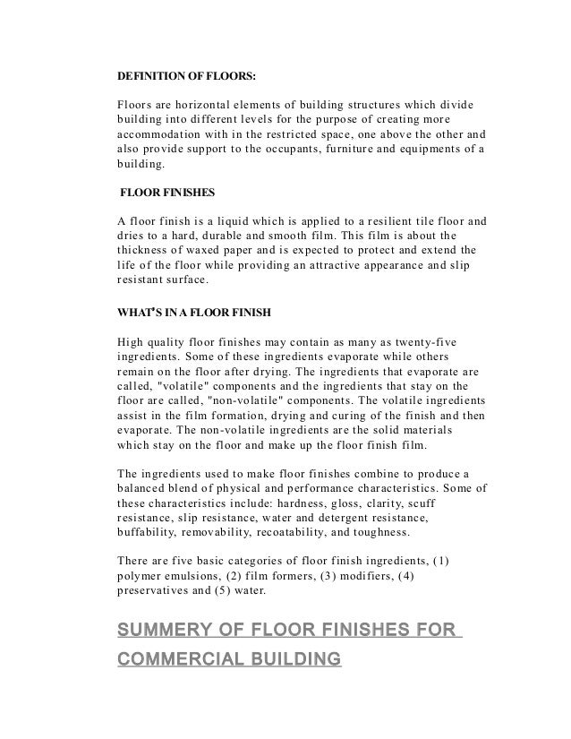 Definition Of Floors