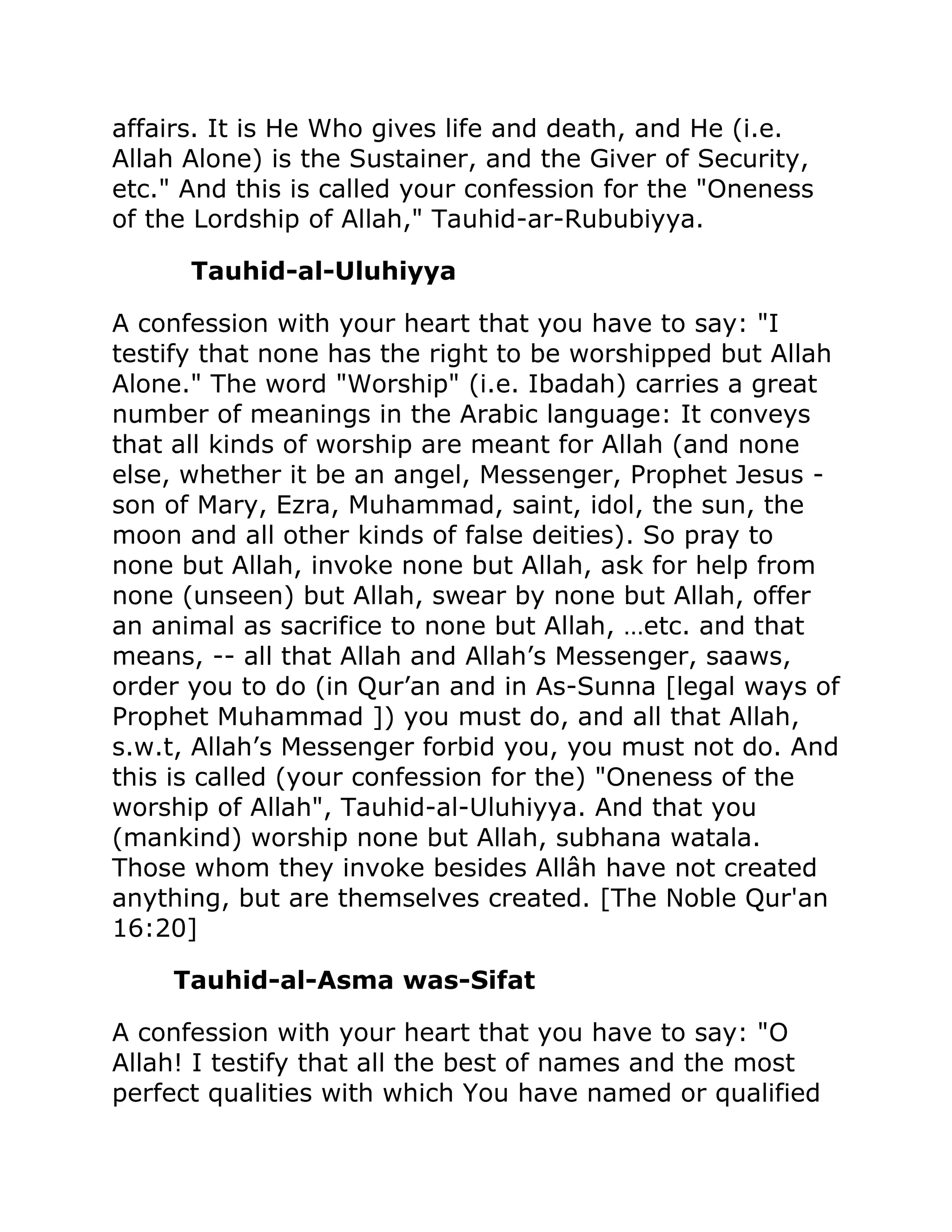 Definition of islam | PDF