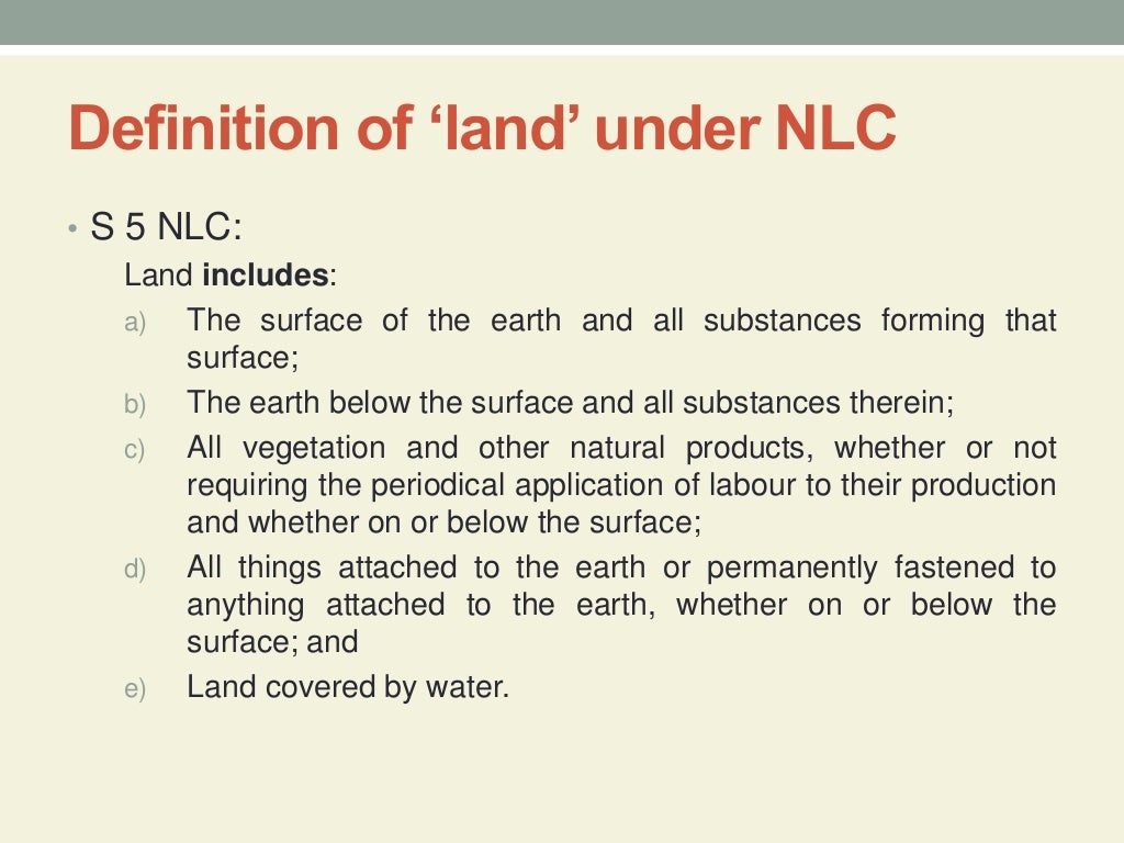 definition of land assignment