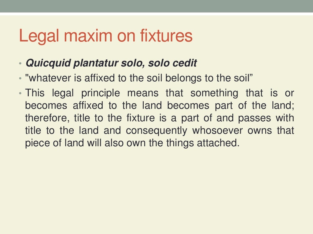 Definition of land (Updated October 2015)