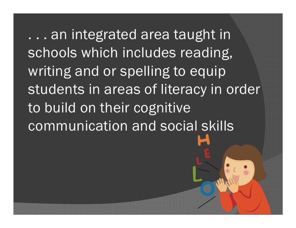 Definition Of Language Arts Definition of language arts