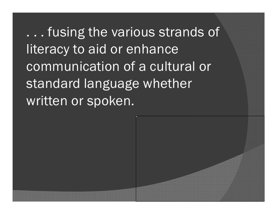 Definition of language arts
