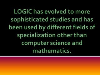 Logic for Freshmen-Collegiate | PPTX