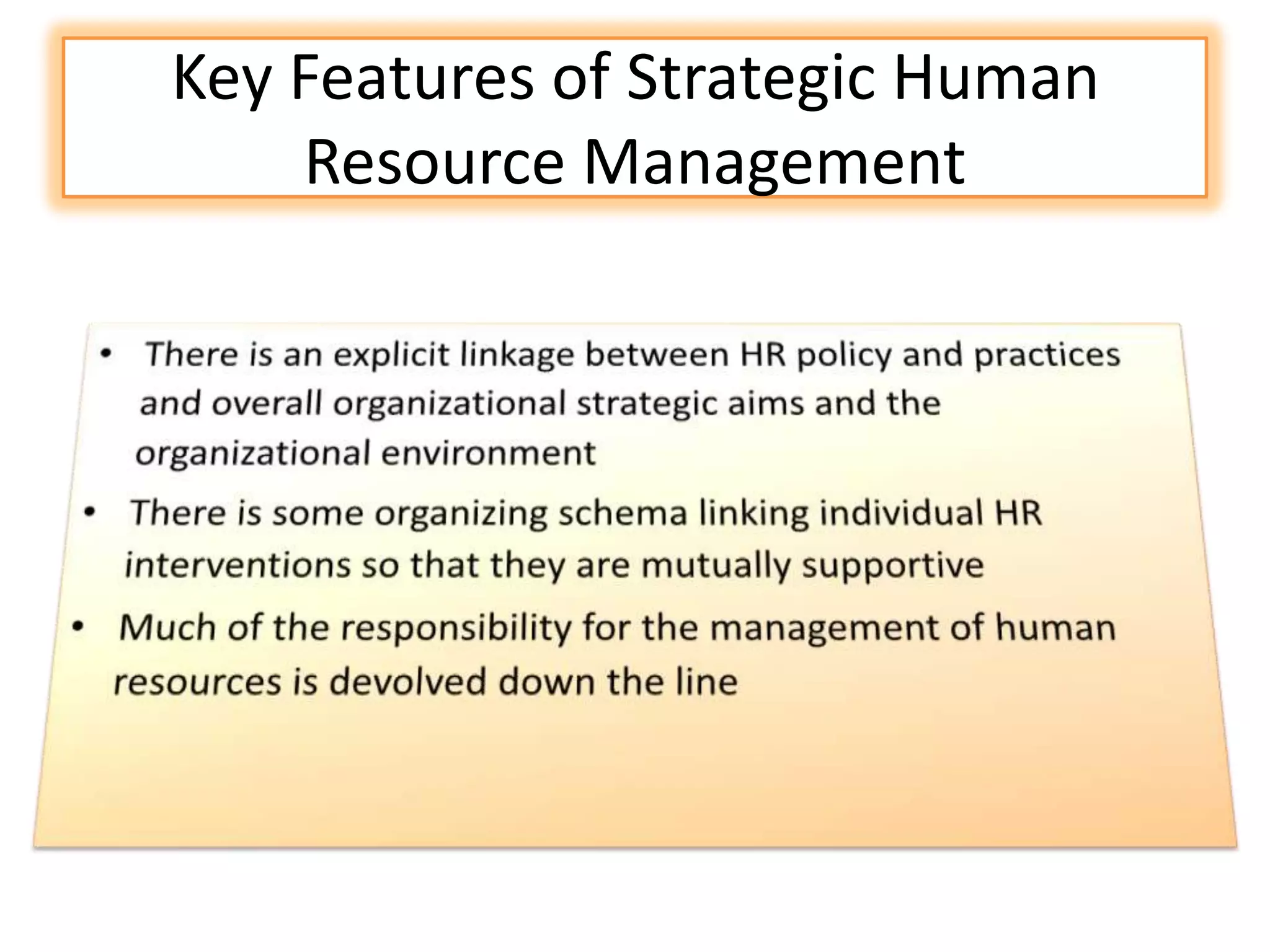 Definition of shrm ( Strategic Human Resource Management) PPT