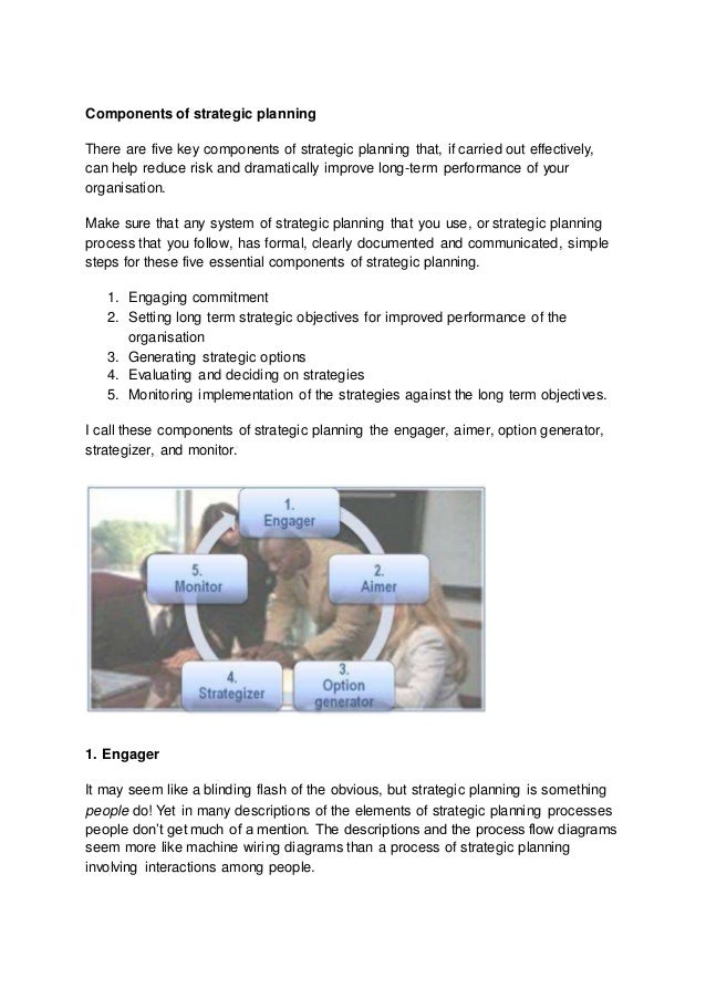 Definition Of Strategic Planning