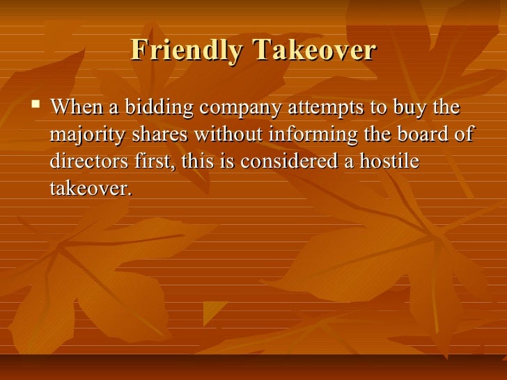 Definition of takeover