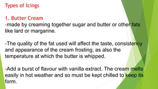 Icing Definition food and beverages definition of termsrms | PPTX