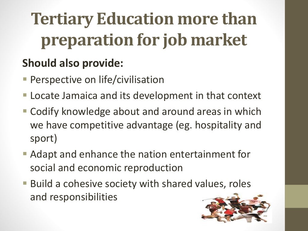 Definition of tertiary level education