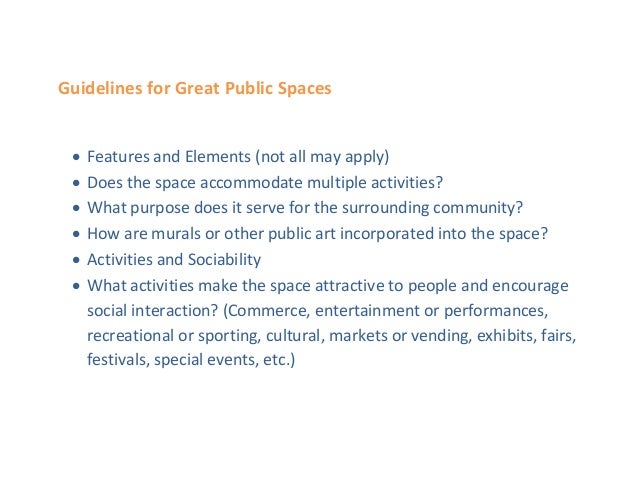 Definition Of The Public Interior Space