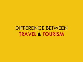 Tourism Def Definition of tourism | PDF