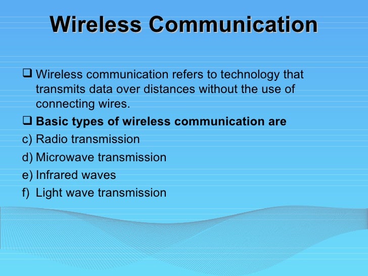 Wireless Technology