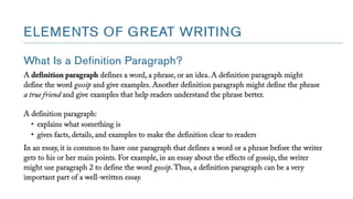 Practice Writing and Identifying Definition Paragraph.pptx