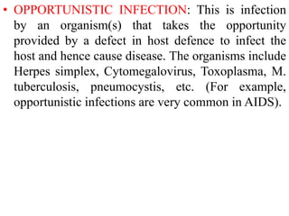 Definitions, Infectious disease epidemiology