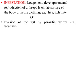 Definitions, Infectious disease epidemiology