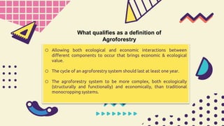 Definitions and Classification of Agroforestry Systems.pptx