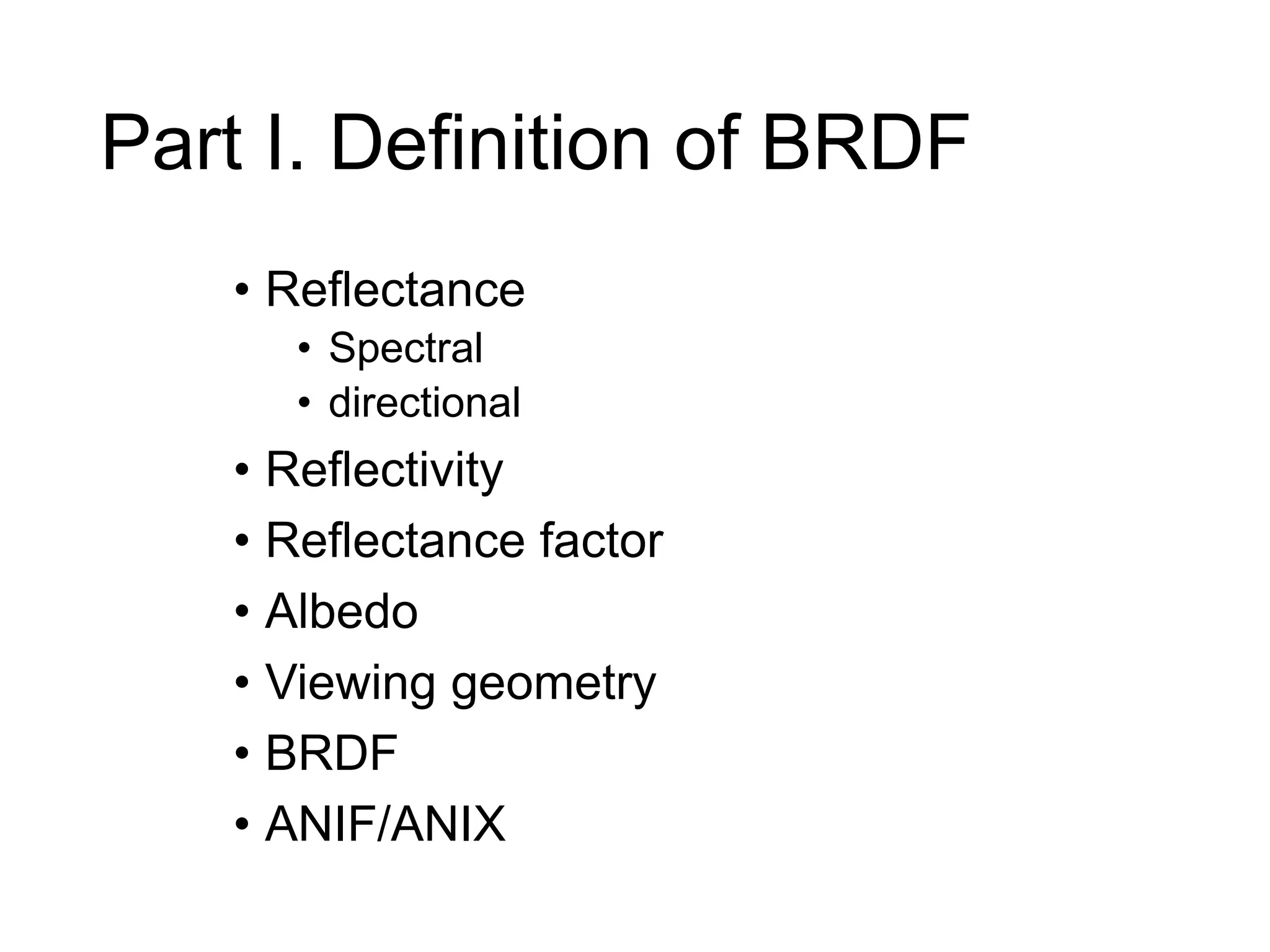 Definition significance measurement_modelling_BRDF | PPTX | Geography ...