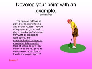 Opposed Game Example Definitions of Elaboration | PPSX