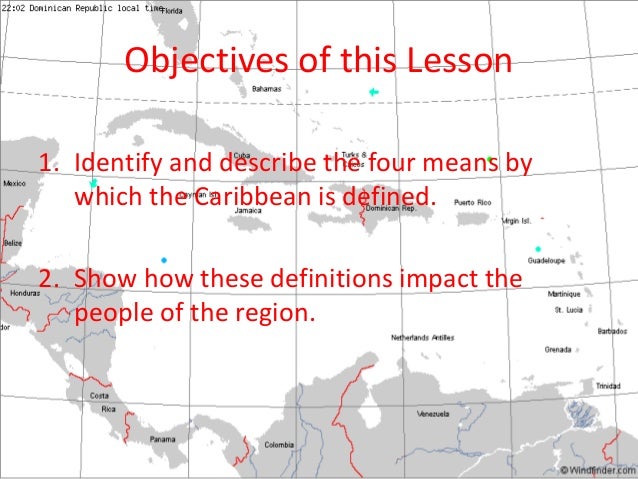 definitions of the caribbean