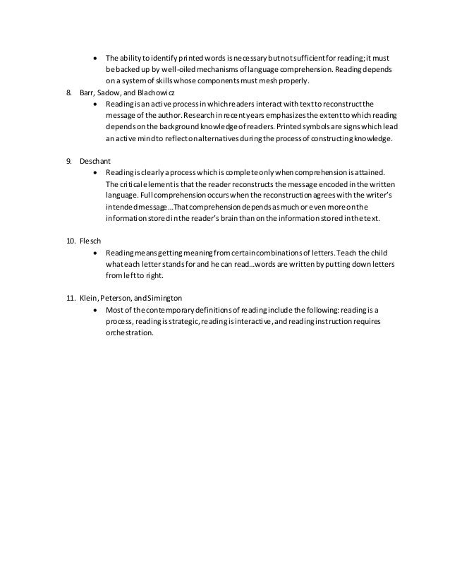 flat character reading definition