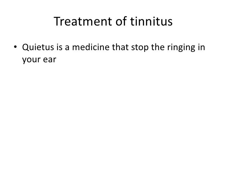 Definition tinnitus