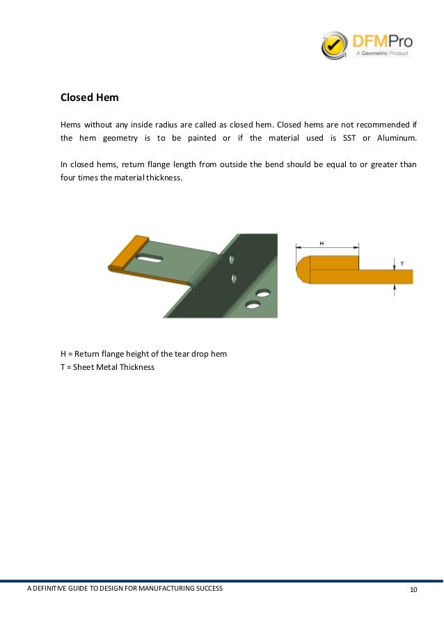 Definitive Guide to dfm Success Sheet Metal Design Guidelines_ issue_…