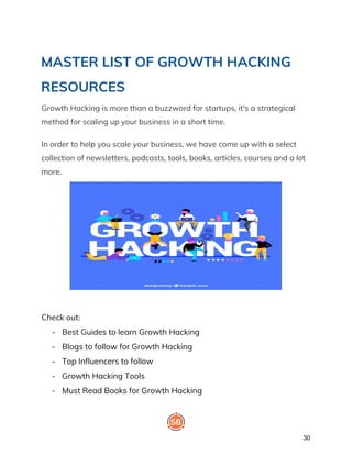 Best articles for Growth Hacking: 
 
● Definitive guide to growth hacking by quick sprout 
● How to Create a Growth Hackin...