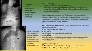 Absolute Constipation Radiology Basic Radiology for Third Year Medical students | PPTX