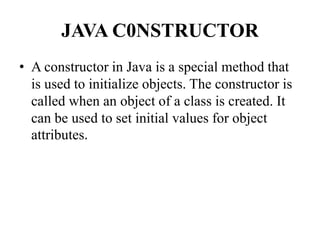 Definning class.pptx unit 3 | PPT