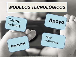 14 
MODELOS TECNOLÓGICOS 
 