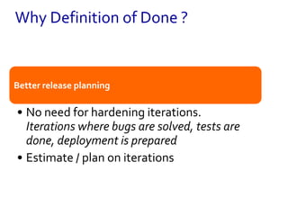 Definition of Done and Product Backlog refinement | PPTX