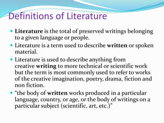 What 2024 is literature