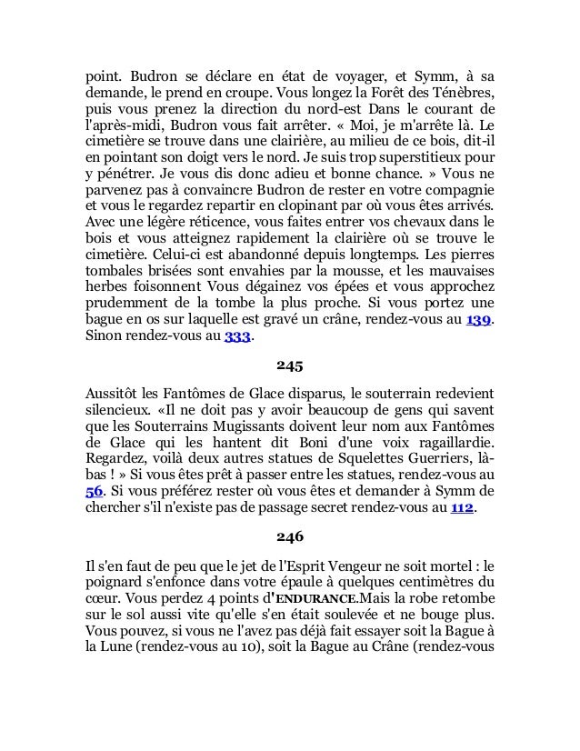 Defis fantastiques 26   la crypte du sorcier Slide 109