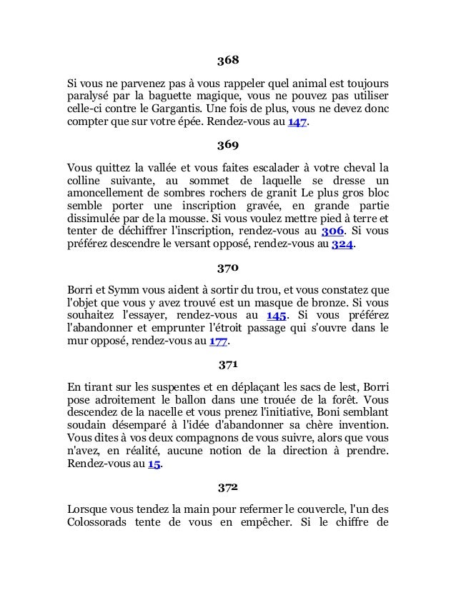 Defis fantastiques 26   la crypte du sorcier Slide 159