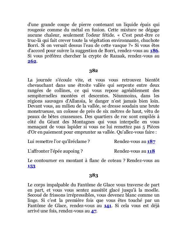 Defis fantastiques 26   la crypte du sorcier Slide 164