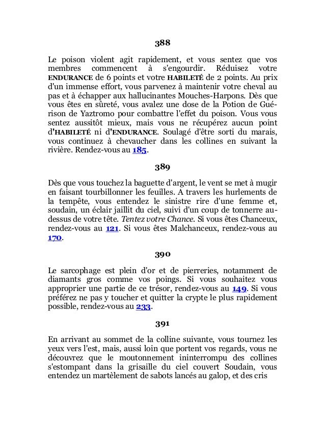 Defis fantastiques 26   la crypte du sorcier Slide 166