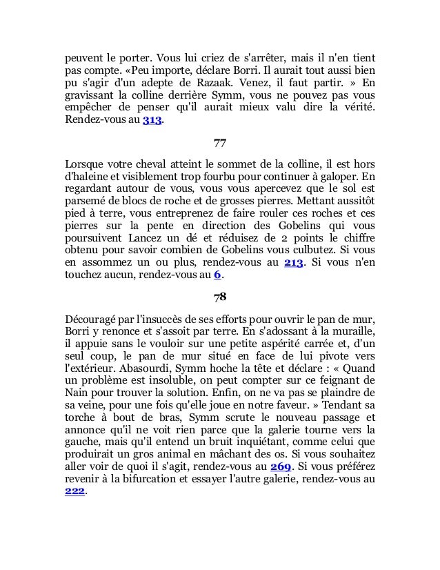 Defis fantastiques 26   la crypte du sorcier Slide 46