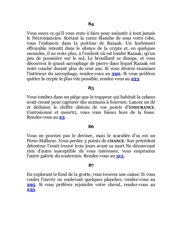 Defis fantastiques 26   la crypte du sorcier Slide 49