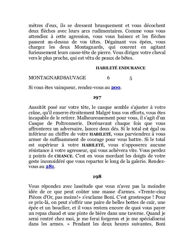 Defis fantastiques 26   la crypte du sorcier Slide 91