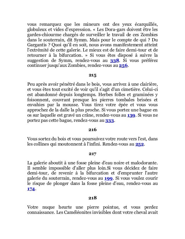 Defis fantastiques 26   la crypte du sorcier Slide 97