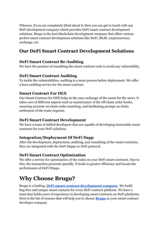 Defi smart contract development company | PDF