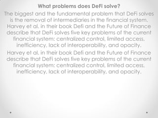 DeFi : The Future of Finance | PDF