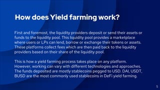 What is DeFi Yield Farming ? | PPTX